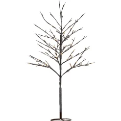 Alex LED-kuusi lumisella ilmeellä, korkeus 90 cm