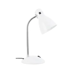 Allison pöytävalaisin, valkoinen, korkeus 33,5 cm, metallia