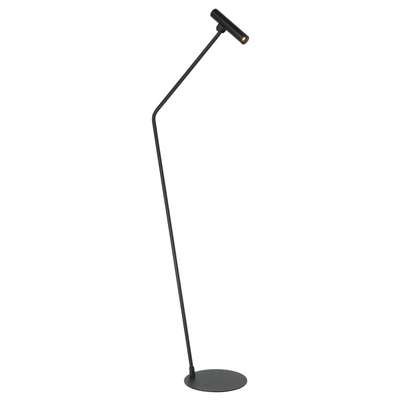 Almudaina LED-lattiavalaisin, musta, korkeus 157 cm, teräs