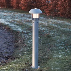 Alumiininen pylväsvalaisin Heimdal, hopeanharmaa
