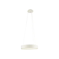 Aluminor Epsilon LED-riippuvalaisin, Ø 62 cm, valkoinen