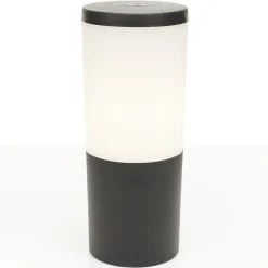 Amelia LED-jalkalamppu, CCT, musta, korkeus 25 cm