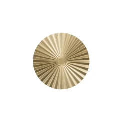 Anadara-LED-seinävalaisin, kullanvärinen, Ø 50 cm, metalli, CCT