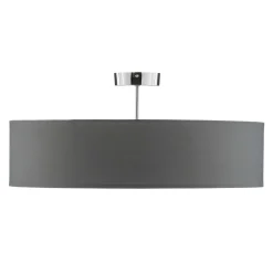 Andria tekstiilikattovalaisin, 60 cm, vaaleanharmaa