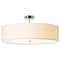Andria tekstiilikattovalaisin, 60 cm, valkoinen