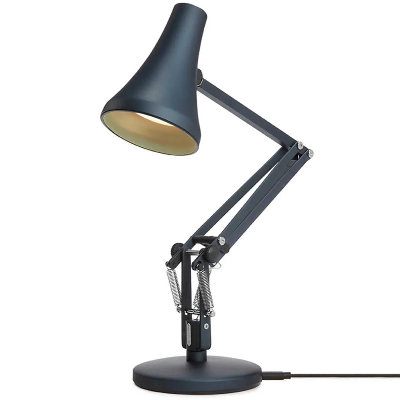 Anglepoise 90 Mini Mini LED-pöytälamppu teräs sininen