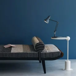 Anglepoise 90 Mini Mini LED-pöytälamppu teräs sininen