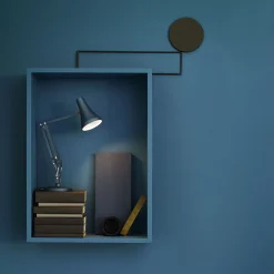 Anglepoise 90 Mini Mini LED-pöytälamppu teräs sininen