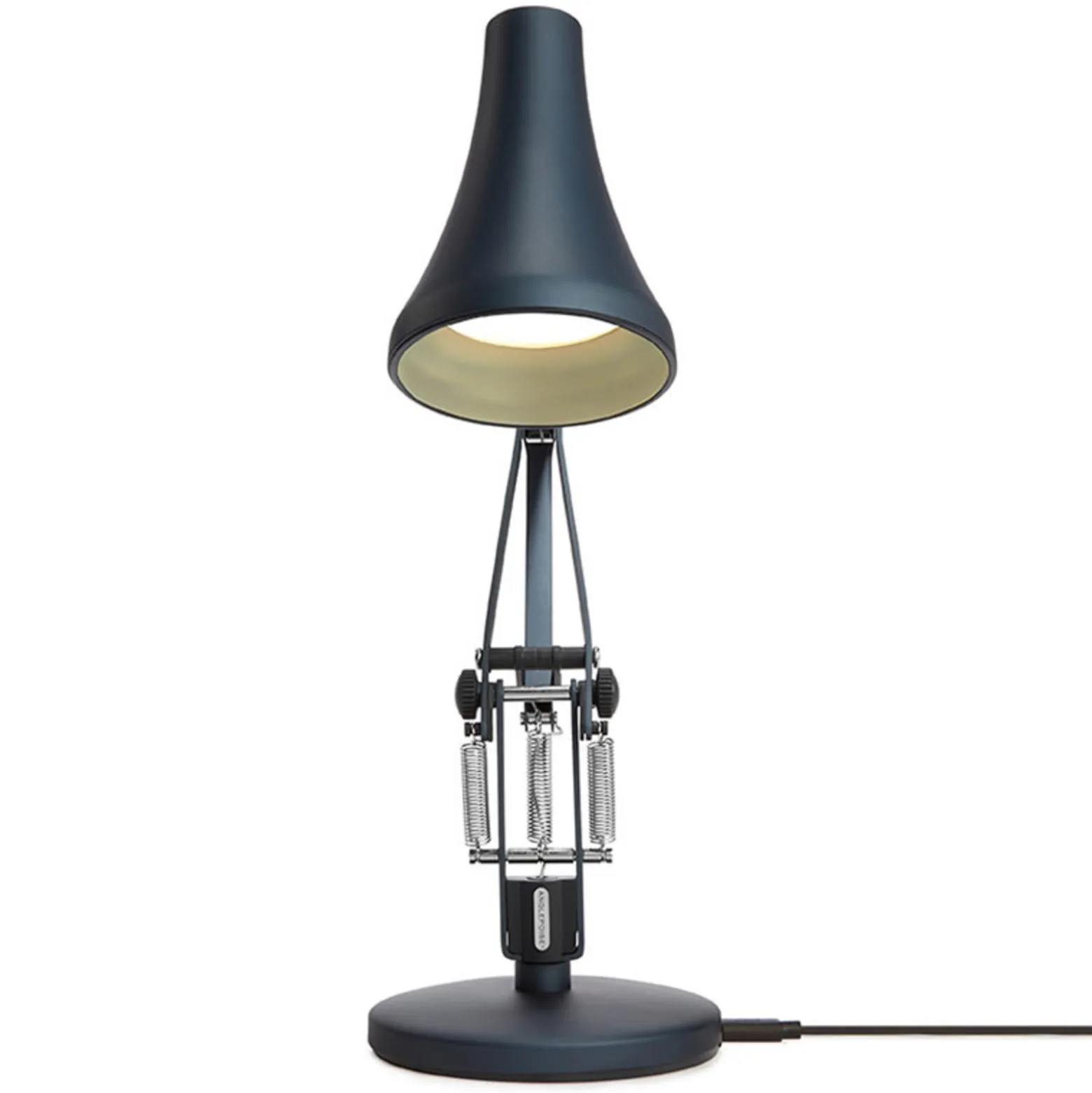 Anglepoise 90 Mini Mini LED-pöytälamppu teräs sininen
