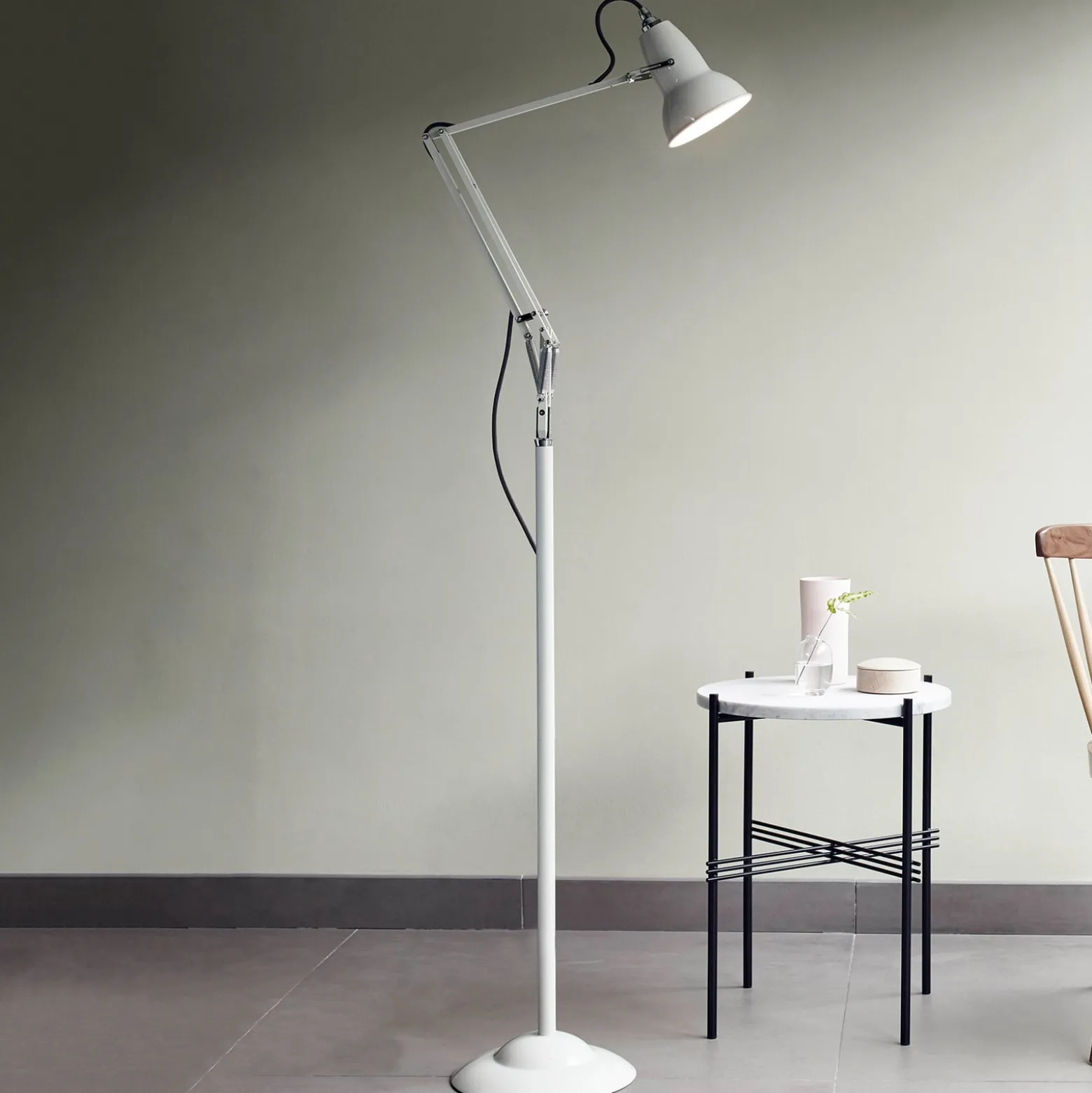 Anglepoise Original 1227 maavalaisin, harmaansininen
