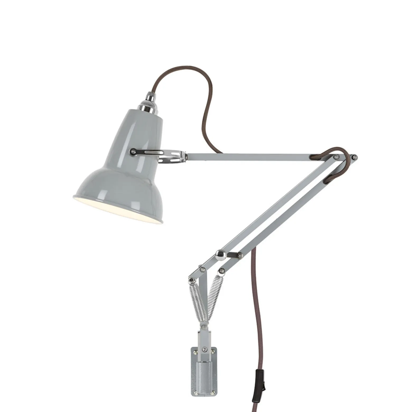Anglepoise Original 1227 Mini LED-seinävalaisin, harmaa