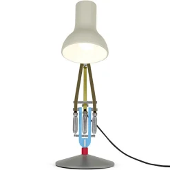 Anglepoise pöytälamppu Type 75 Mini, vaaleanharmaa, 70 cm
