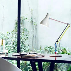 Anglepoise pöytälamppu Type 75 Mini, vaaleanharmaa, 70 cm