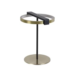 Antenni LED-pöytävalaisin, messinki/musta, teräs, silikoni
