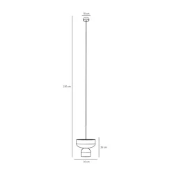 Api-riippuvalaisin, keltainen/sininen, Ø 30 cm, metalli