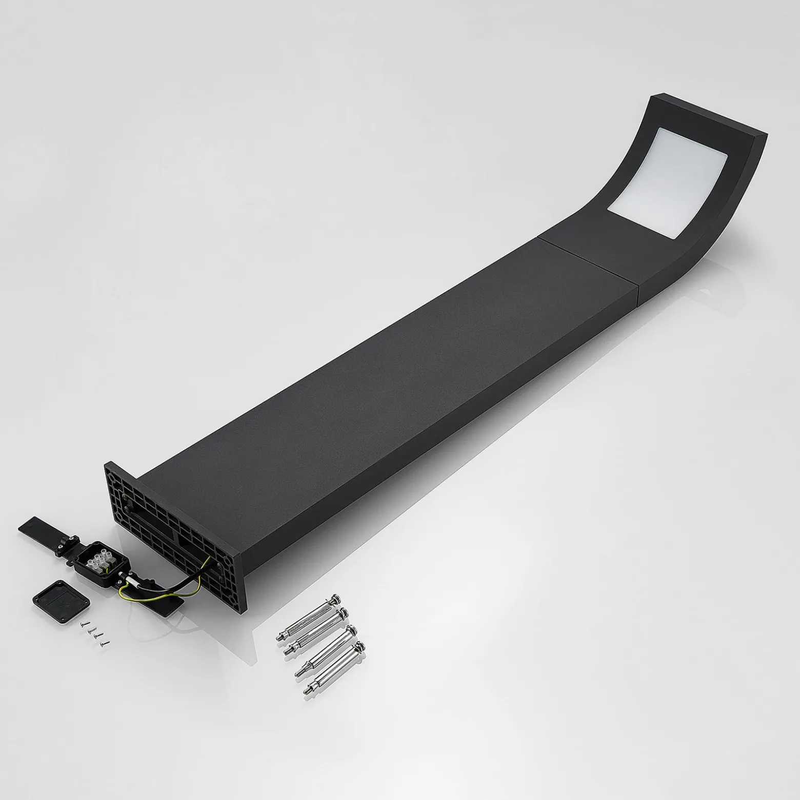 Arcchio Advik LED-projektori, 100 cm, antrasiitti, metalli, IP65
