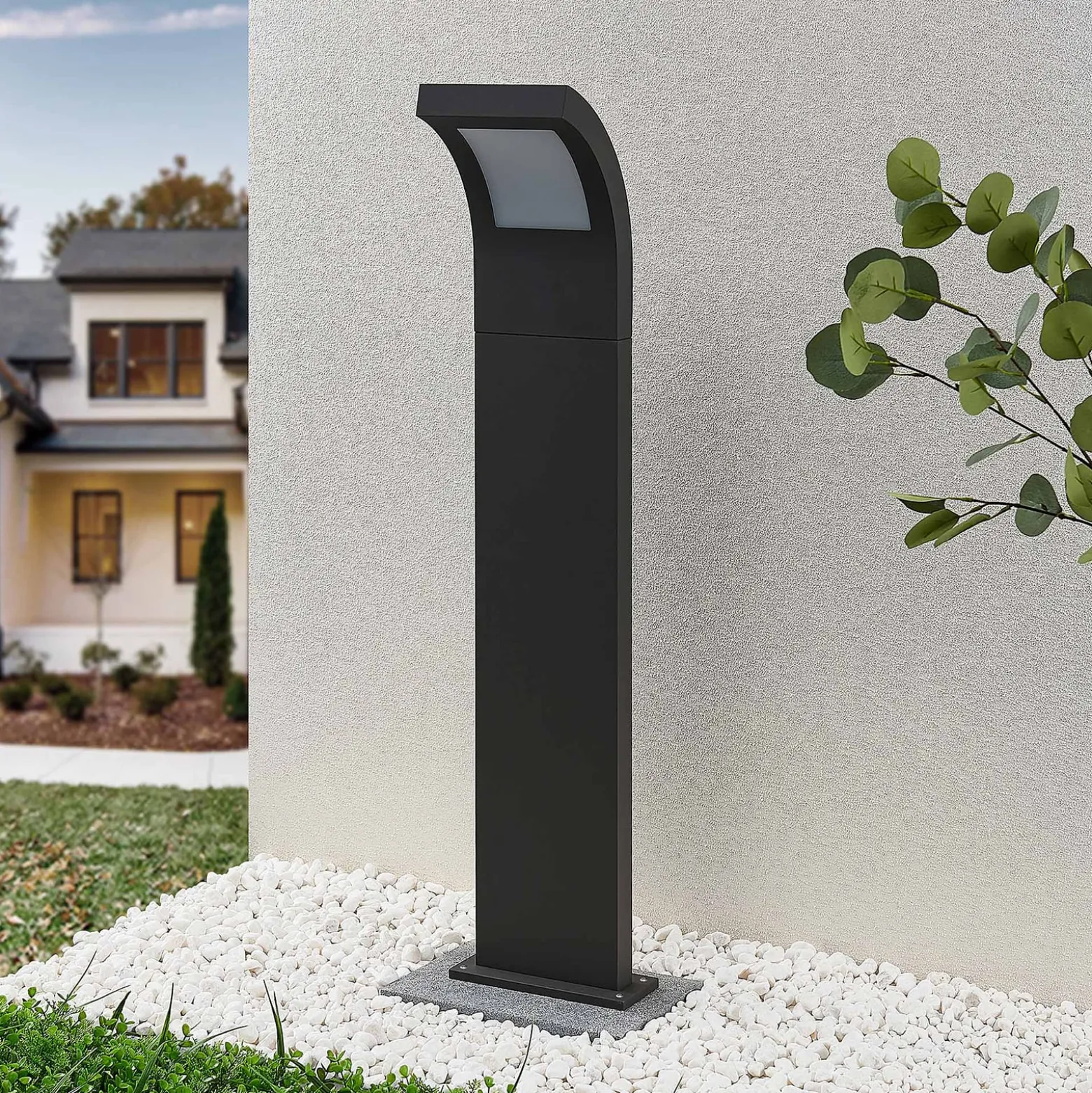 Arcchio Advik LED-projektori, 100 cm, antrasiitti, metalli, IP65