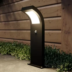 Arcchio Advik LED-pylväsvalaisin, 60 cm, antrasiitti, anturi, IP54