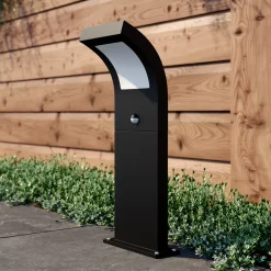 Arcchio Advik LED-pylväsvalaisin, 60 cm, antrasiitti, anturi, IP54