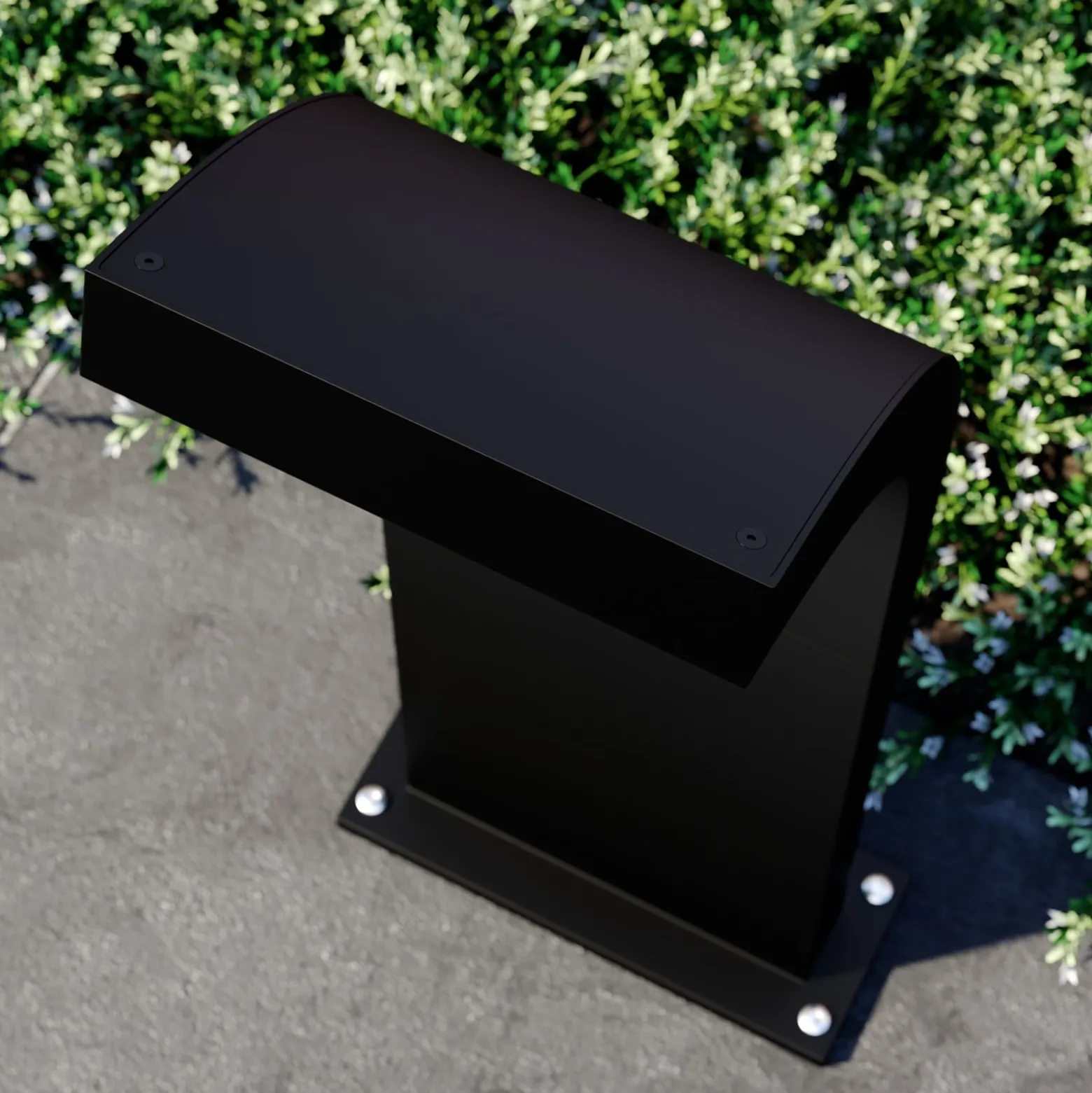 Arcchio Advik LED-pylväsvalaisin, IP65, 60 cm, antrasiitti, metallia
