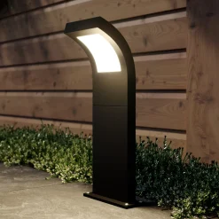 Arcchio Advik LED-pylväsvalaisin, IP65, 60 cm, antrasiitti, metallia