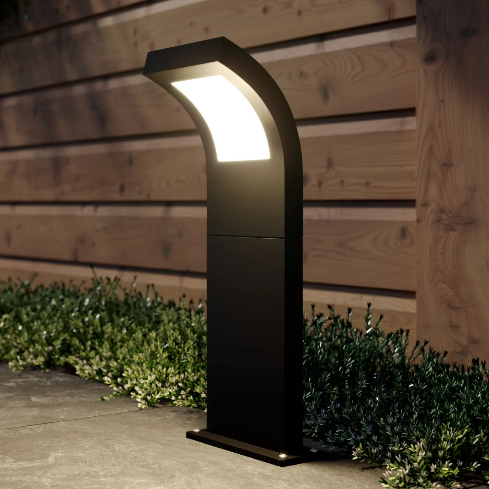 Arcchio Advik LED-pylväsvalaisin, IP65, 60 cm, antrasiitti, metallia