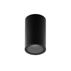 Arcchio alasvalo Olivir, musta, metalli, Ø 6cm, GU10, IP44
