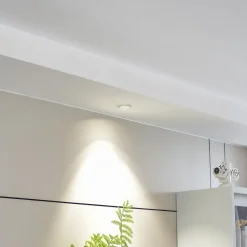 Arcchio Harcos LED-alasvalo, valkoinen, Ø 11 cm, 4 000K