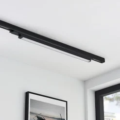 Arcchio Harlow LED-kiskovalaisin, musta, 69 cm, 4000 K
