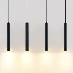 Arcchio Kammeron LED-riippuvalaisin, musta, metalli, 80 cm
