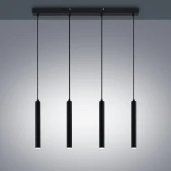 Arcchio Kammeron LED-riippuvalaisin, musta, metalli, 80 cm