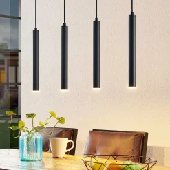 Arcchio Kammeron LED-riippuvalaisin, musta, metalli, 80 cm