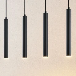 Arcchio Kammeron LED-riippuvalaisin, musta, metalli, 80 cm