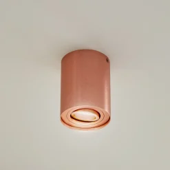 Arcchio kattovalaisin Jolina, pyöreä, kupari, 13 cm, metallia
