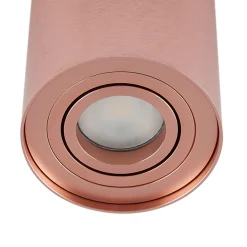 Arcchio kattovalaisin Jolina, pyöreä, kupari, 13 cm, metallia