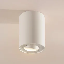 Arcchio kattovalaisin Jolina, pyöreä, valkoinen, 2 kpl, alumiinia
