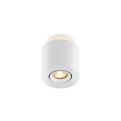 Arcchio kattovalaisin Walisa, Ø 10 cm, valkoinen, metalli, GU10
