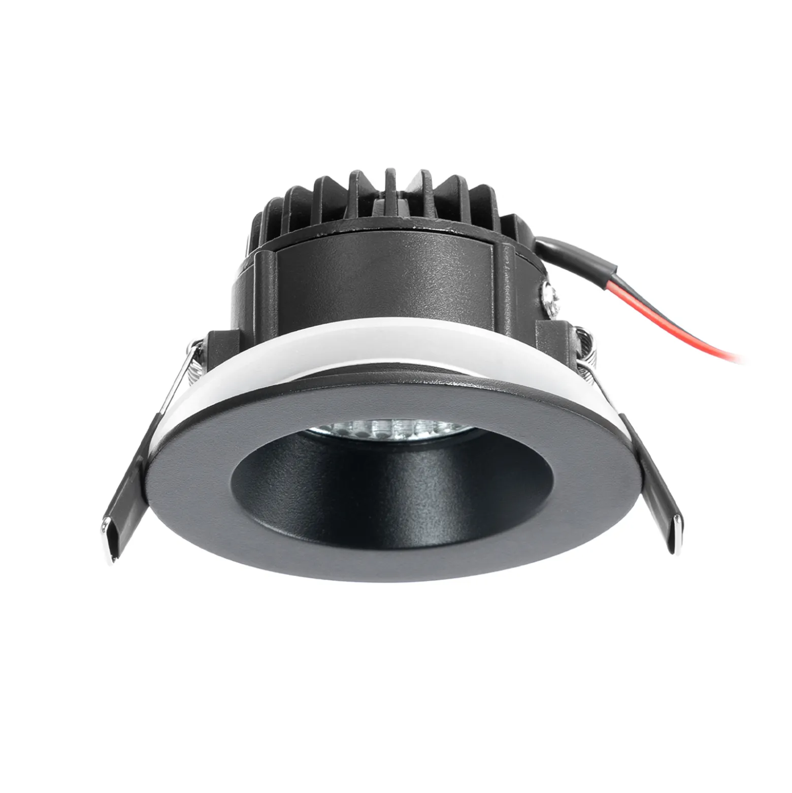Arcchio LED-alasvalo Aryx, musta, 3 000K