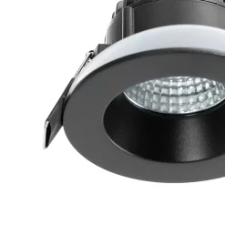 Arcchio LED-alasvalo Aryx, musta, 3 000K