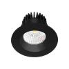 Arcchio LED-alasvalo Aryx, musta, 2700K