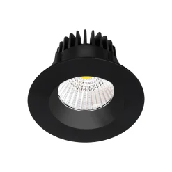 Arcchio LED-alasvalo Aryx, musta, 2700K