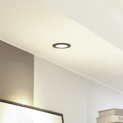 Arcchio LED-alasvalo Aryx, musta, 2700K