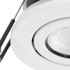 Arcchio LED-alasvalo Eliar pyöreä valkoinen CCT kääntyvä