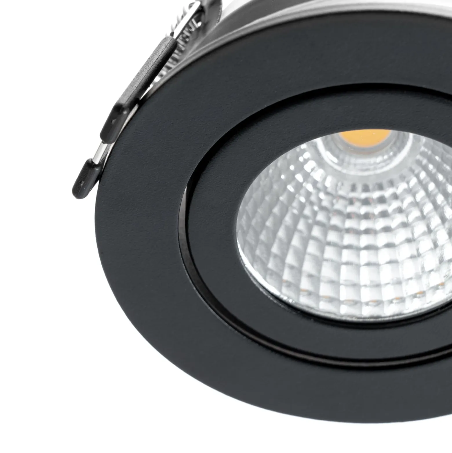 Arcchio LED-alasvalo Jyra, musta, 4000K