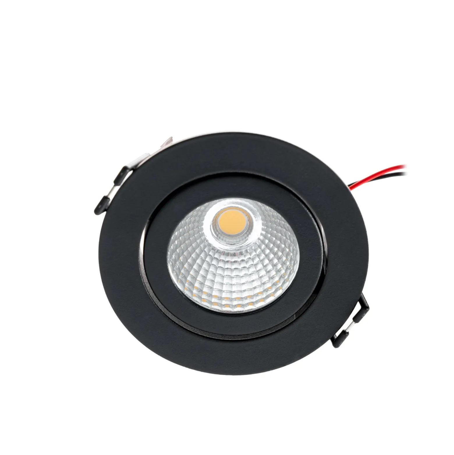 Arcchio LED-alasvalo Jyra, musta, 4000K