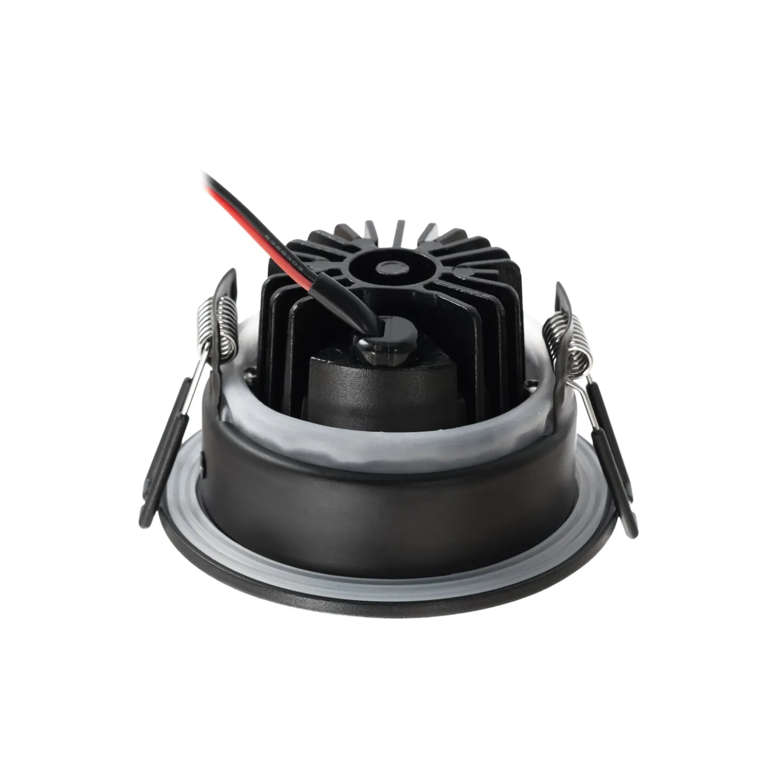 Arcchio LED-alasvalo Jyra, musta, 4000K