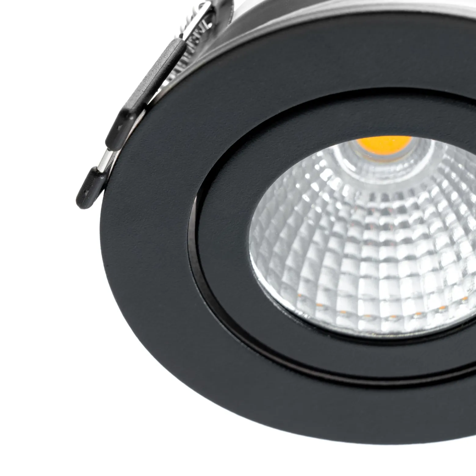 Arcchio LED-alasvalo Jyra, musta, 2700K