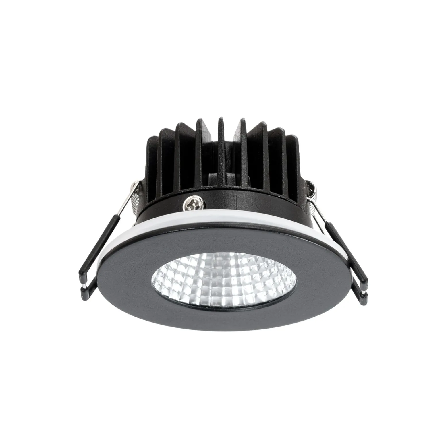 Arcchio LED-alasvalo Lirin, musta, 3000K
