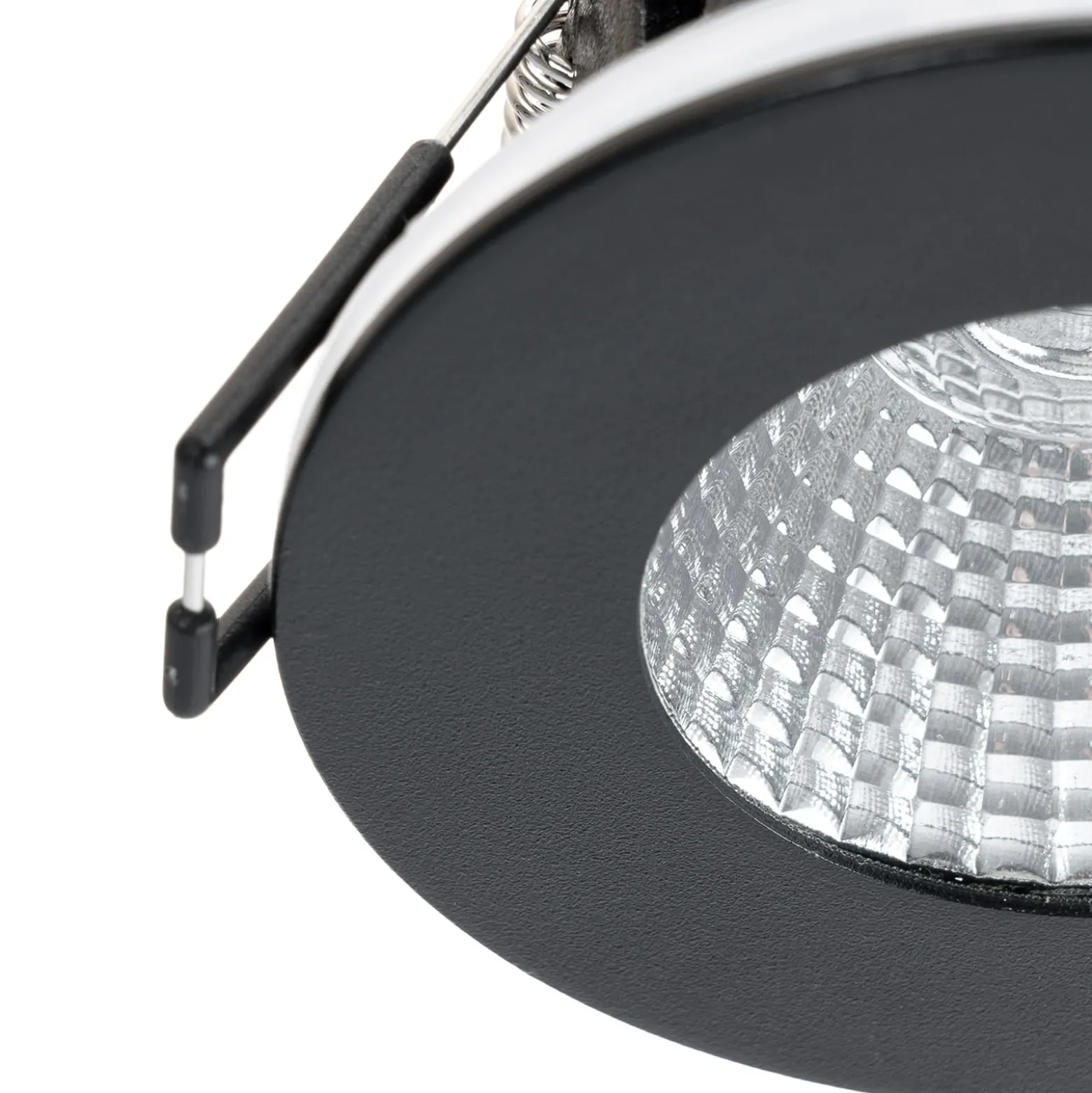Arcchio LED-alasvalo Lirin, musta, 3000K