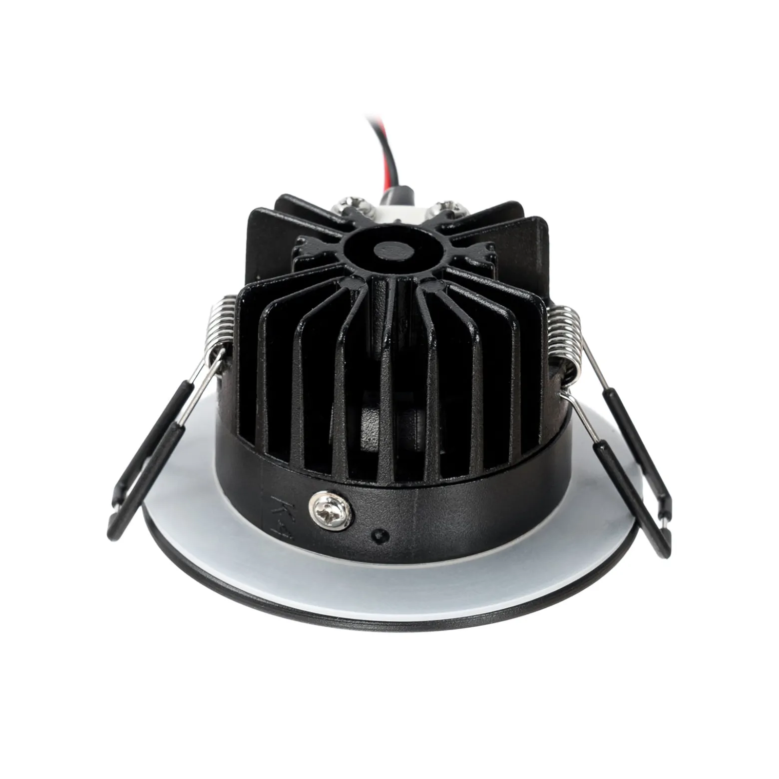 Arcchio LED-alasvalo Lirin, musta, 4000K